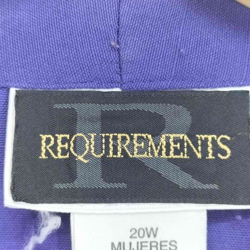 REQUIREMENTS USA製 金ボタン 1Bジャケット レディース