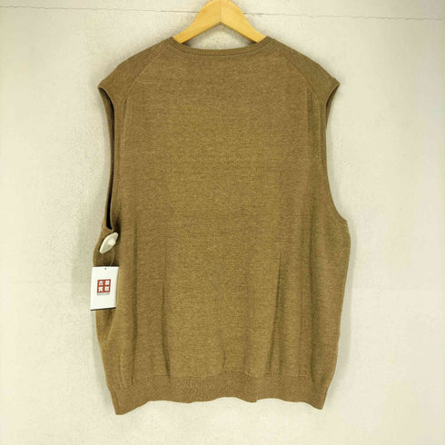 ヴァンヒューゼン VAN HEUSEN 00S コットンニット Vネックベスト メンズ import:XXL