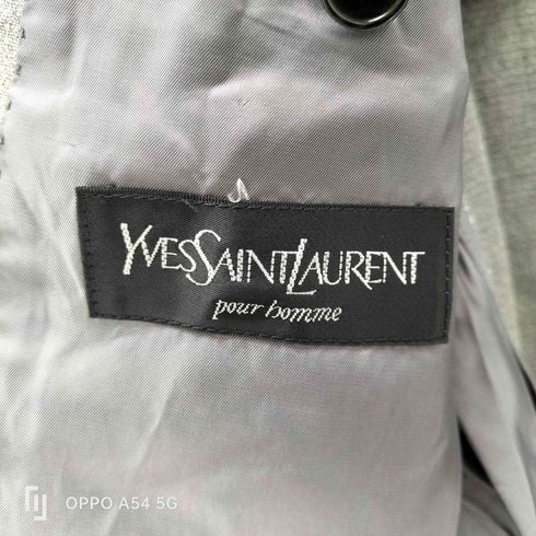 イヴサンローラン Yves Saint Laurent pour homme 2Bテーラードジャケット スーツセットアップ メンズ T175