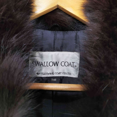スワロウコート SWALLOW COAT 襟フェイクファー ウールコート レディース 9AR