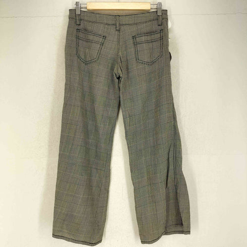 ジュンヤワタナベコムデギャルソン JUNYA WATANABE COMME des GARCONS 00S ウール&ナイロン グレンチェック ストレートパンツ メンズ JPN:M