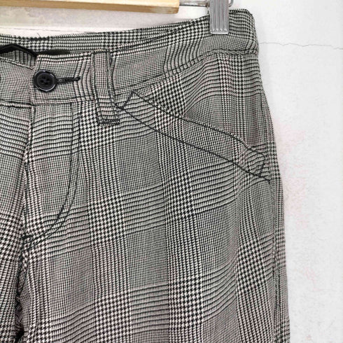 ジュンヤワタナベコムデギャルソン JUNYA WATANABE COMME des GARCONS 00S ウール&ナイロン グレンチェック ストレートパンツ メンズ JPN:M