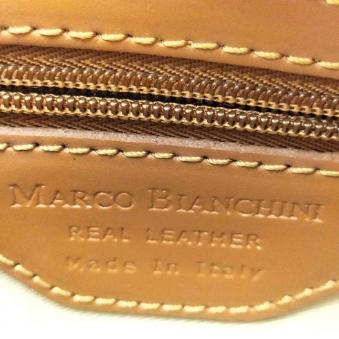 マルコビアンチーニ MARCO BIANCHINI イタリア製 GENUINE LEATHER フラップレザーショルダーバッグ レディース