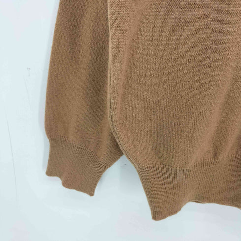 カシミア100% 金ボタン カーディガン レディース import:L