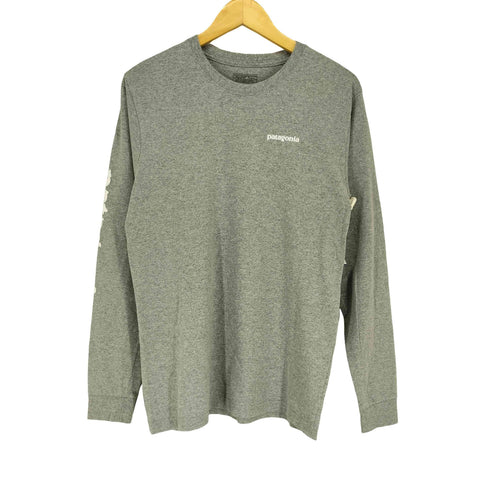 パタゴニア patagonia ロゴプリント ロングスリーブ Tシャツ メンズ S