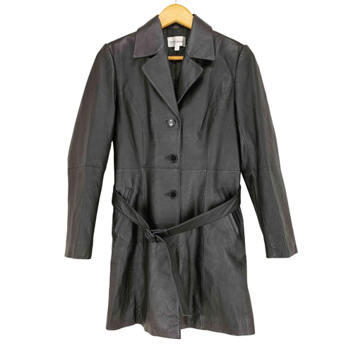 オットー otto collection pig leather レザーロングコート レディース JPN:M