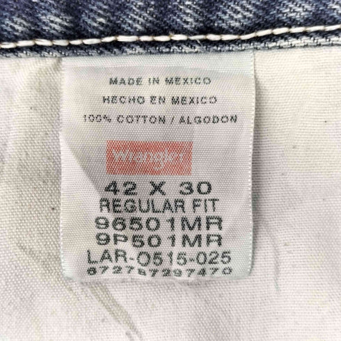 ラングラー Wrangler メキシコ製 REGULAR FIT デニム パンツ メンズ 42X30