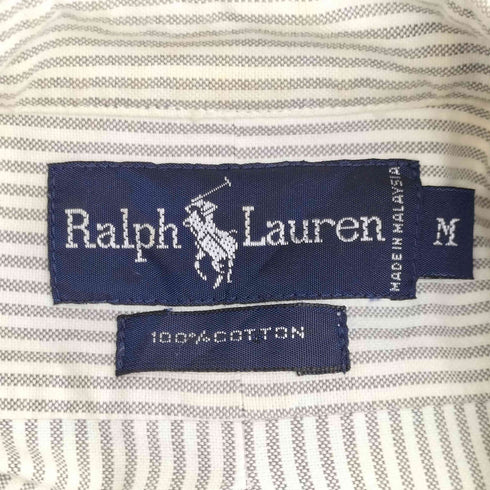 ラルフローレン RALPH LAUREN スモールポニー刺繍 BD S/S ボーダーシャツ メンズ import:M