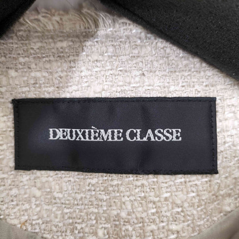 ドゥーズィエムクラス DEUXIEME CLASSE フリンジ ツイード ジャケット レディース JPN:36
