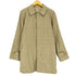 バラクータ BARACUTA BLUE LINE チェック柄 比翼ステンカラーコート メンズ UK:38