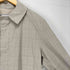 バラクータ BARACUTA BLUE LINE チェック柄 比翼ステンカラーコート メンズ UK:38