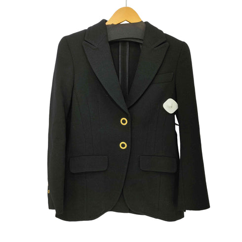 エスカーダ ESCADA 金ボタン テーラードジャケット レディース JPN:34