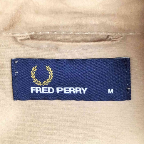 フレッドペリー FRED PERRY ロゴ刺繍 ハリントンジャケット レディース import:M