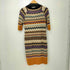 ミッソーニ MISSONI マルチカラー S/S ニットワンピース レディース JPN:42