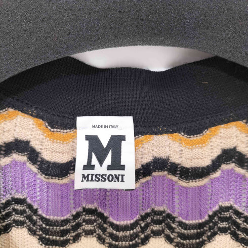 ミッソーニ MISSONI マルチカラー S/S ニットワンピース レディース JPN:42