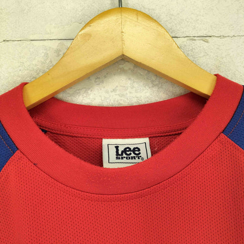 リー Lee 90-00s SPORT ラグラン メッシュ ベースボール 半袖Tシャツ メンズ XL