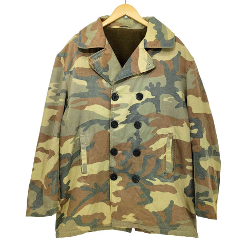 カーニーハウス KEARNEY HOUSE コットンナイロン 迷彩ピーコート メンズ import:L