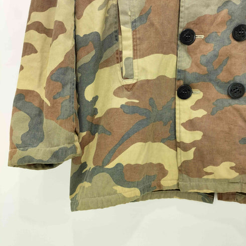 カーニーハウス KEARNEY HOUSE コットンナイロン 迷彩ピーコート メンズ import:L