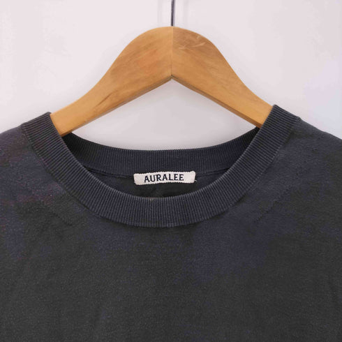 オーラリー AURALEE 23AW シルク 100% Tシャツ メンズ 4