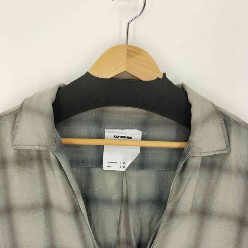 CONCAUSE 26SS SUKIPAR SHIRTS スキッパー シャツ メンズ JPN:5