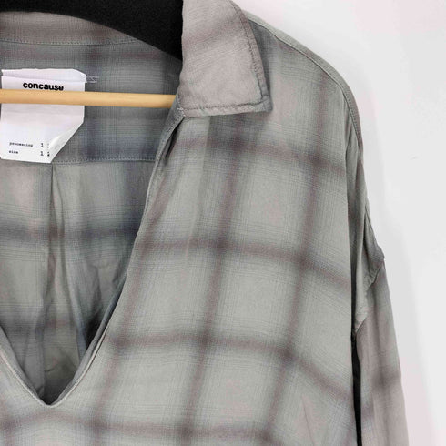 CONCAUSE 26SS SUKIPAR SHIRTS スキッパー シャツ メンズ JPN:5
