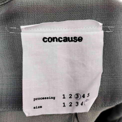 CONCAUSE 26SS SUKIPAR SHIRTS スキッパー シャツ メンズ JPN:5