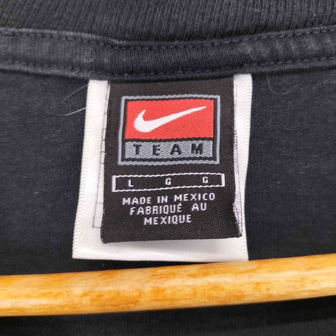 ナイキ NIKE 90-00s フロントプリントバスケットボールプリント 半袖Tシャツ メンズ L
