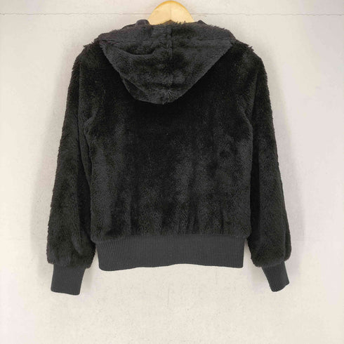 フーディーフェイクファージャケット レディース M