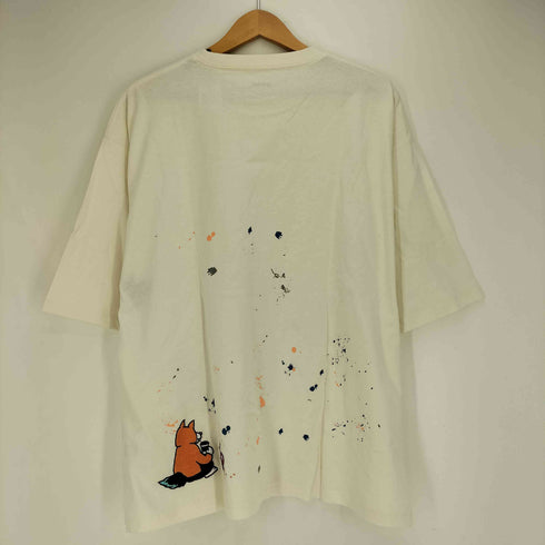グラニフ graniph 少年ウルフ|ペインターポケットTシャツ メンズ JPN:L