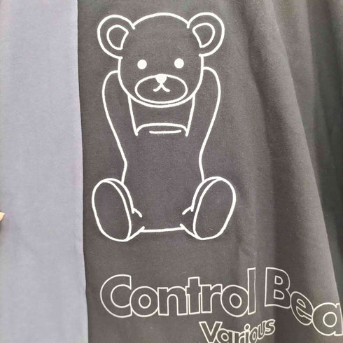 グラニフ graniph コントロールベア|切替ワイドシルエットTシャツ メンズ JPN:XL