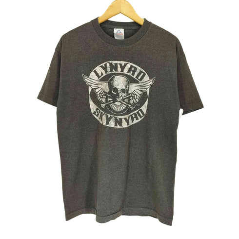 アルスタイルアパレルアクティブウェアー ALSTYLE APPAREL & ACTIVEWEAR USA製 フロントプリントバンド半袖Tシャツ メンズ L