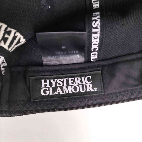ヒステリックグラマー HYSTERIC GLAMOUR HYS WHISKY刺繍 キャップ ヒスガール メンズ FREE