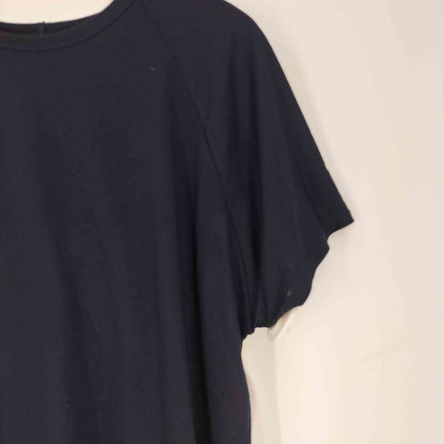 フランシュリッペ franche lippee リボン柄 S/S ギャザー クルーネック Tシャツ レディース