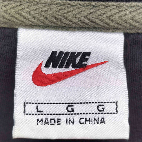 ナイキ NIKE 90s 銀タグ スウッシュ センターロゴ刺繍 裏起毛 クルーネックスウェット メンズ import:L
