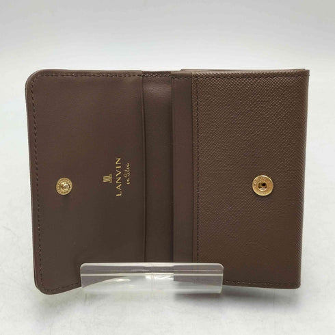 ランバンオンブルー LANVIN en Bleu レザー 二つ折り 財布 レディース