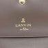 ランバンオンブルー LANVIN en Bleu レザー 二つ折り 財布 レディース