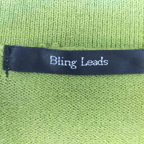 ブリングリーズ Bling Leads 襟付きカーディガン レディース L