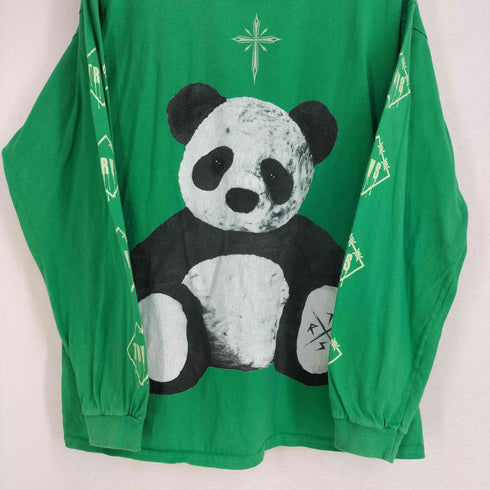 トラヴァストウキョウ TRAVAS TOKYO パンダプリント L/S Tシャツ メンズ FREE