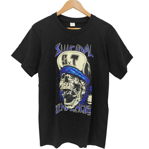ロック バンド グラフィック プリント S/S クルーネック Tシャツ メンズ import:L