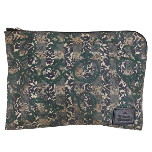 ヴィヴィアンウエストウッド Vivienne Westwood パターンプリント クラッチバッグ メンズ ONE SIZE