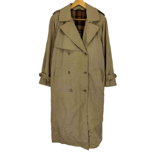 バナナリパブリック BANANA REPUBLIC 裏地チェックステンカラーコート メンズ import:XL