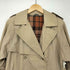 バナナリパブリック BANANA REPUBLIC 裏地チェックステンカラーコート メンズ import:XL