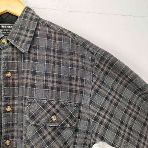 NATIONAL SPORTSMAN 裏地キルティングネルシャツ outdoor メンズ JPN:XL