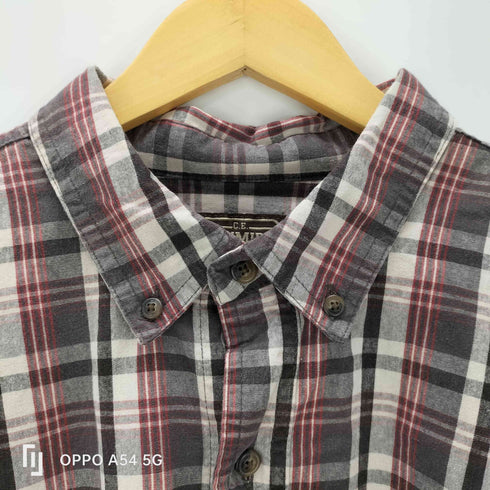 SCHMIDT チェック柄ボタンダウンシャツ メンズ import:XL