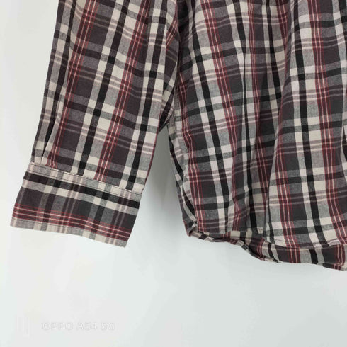 SCHMIDT チェック柄ボタンダウンシャツ メンズ import:XL