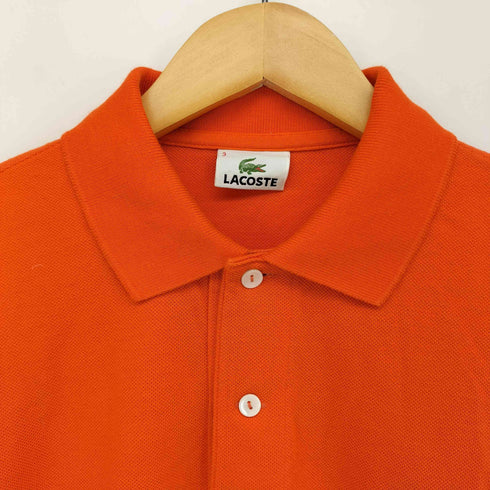 ラコステ LACOSTE ワンポイントロゴ ワッペン 鹿の子 ポロシャツ メンズ 3