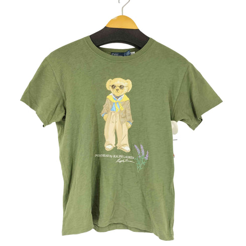 ポロバイラルフローレン Polo by RALPH LAUREN POLOベア コットン ジャージー Tシャツ レディース JPN:S