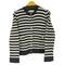 ザラ ZARA ゴールドボタン ボーダーニット カーディガン レディース import:S