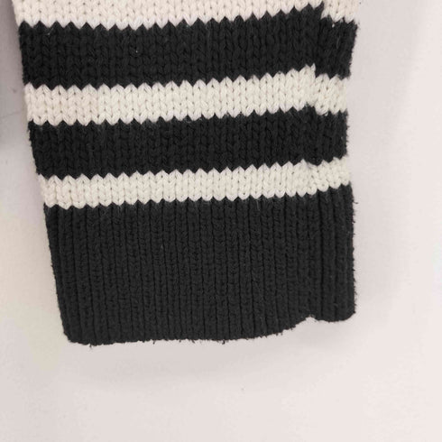 ザラ ZARA ゴールドボタン ボーダーニット カーディガン レディース import:S