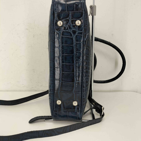 lily クロコ型押し 2wayバッグ 日本製 レディース